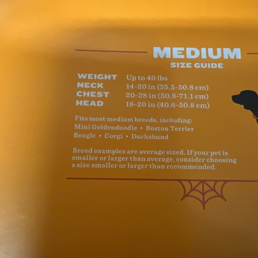 Target Hyde & Eek! Medium M Pet Hot Dog Halloween Costume New - Picture 6 of 6